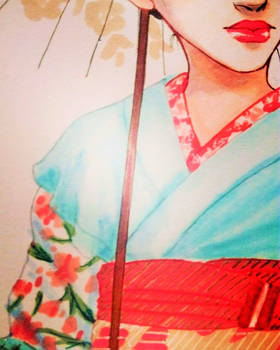 Geisha I Detail