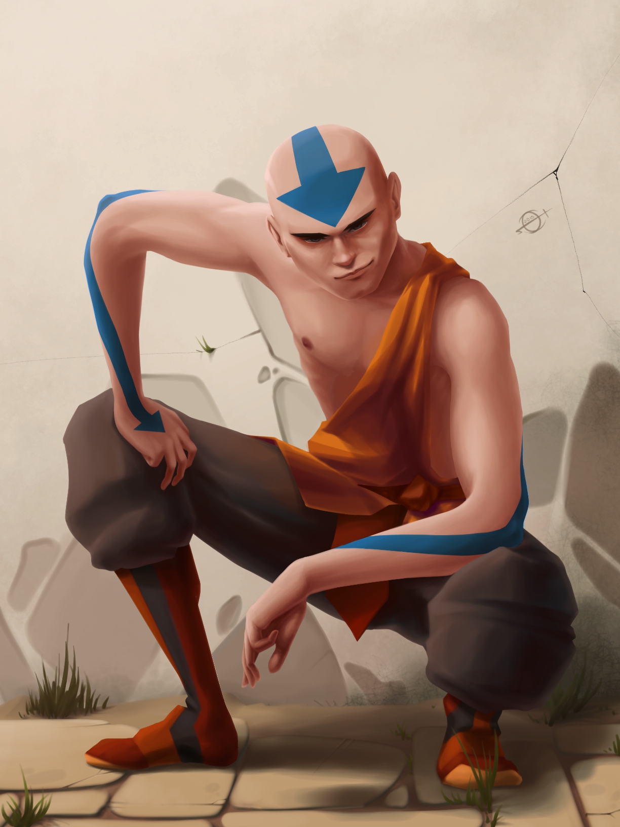 Aang - Avatar \ Grown up