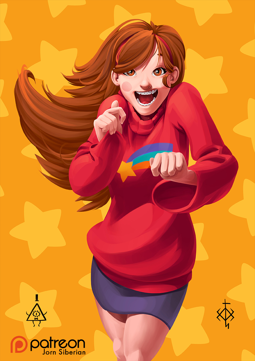 Mabel Pines Grown-up with timelapse process video