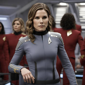 Sophia Bush as a Starfleet Officer
