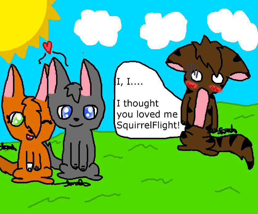 Ashfur, Squirrelflight, and Brambleclaw :)))