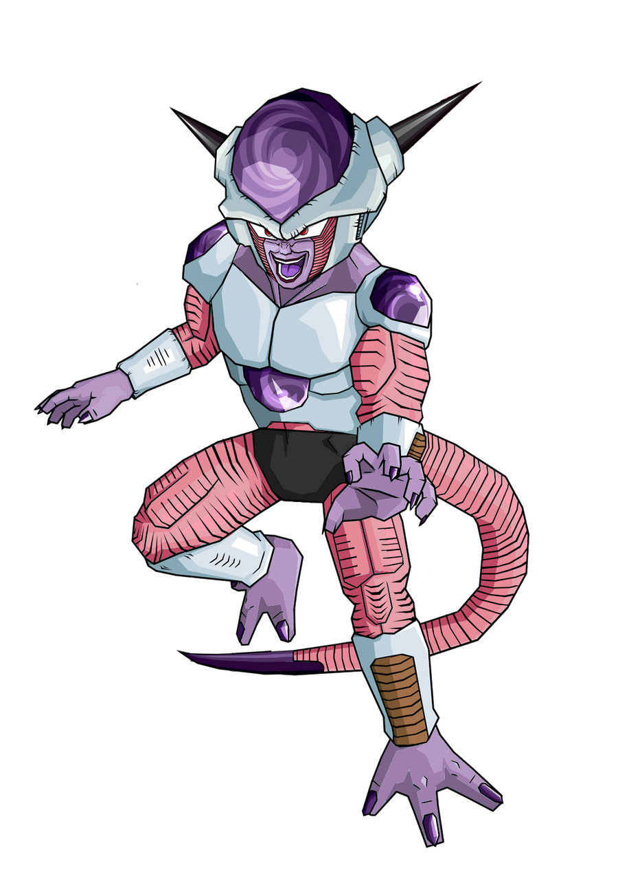 Frieza first form without armor by RobertoVile on DeviantArt