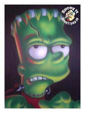 Zombie Bart by sprayitdontsayit on DeviantArt