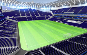 New Spurs Stadium with seats twitter-1