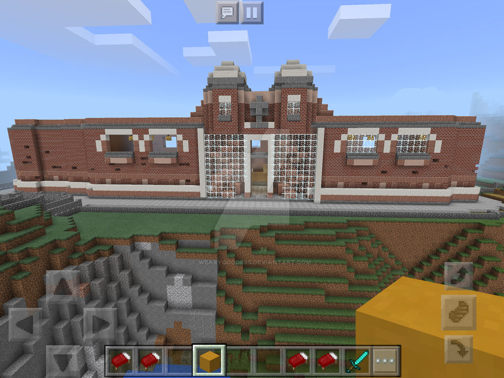Minecraft Library Front View by Wearygoddess on DeviantArt
