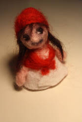 Needle Felted Little Red