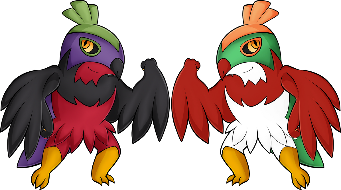Shiny Hawlucha i Hawlucha by FonneArt on DeviantArt