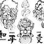 Asian Tattoo Flash 2