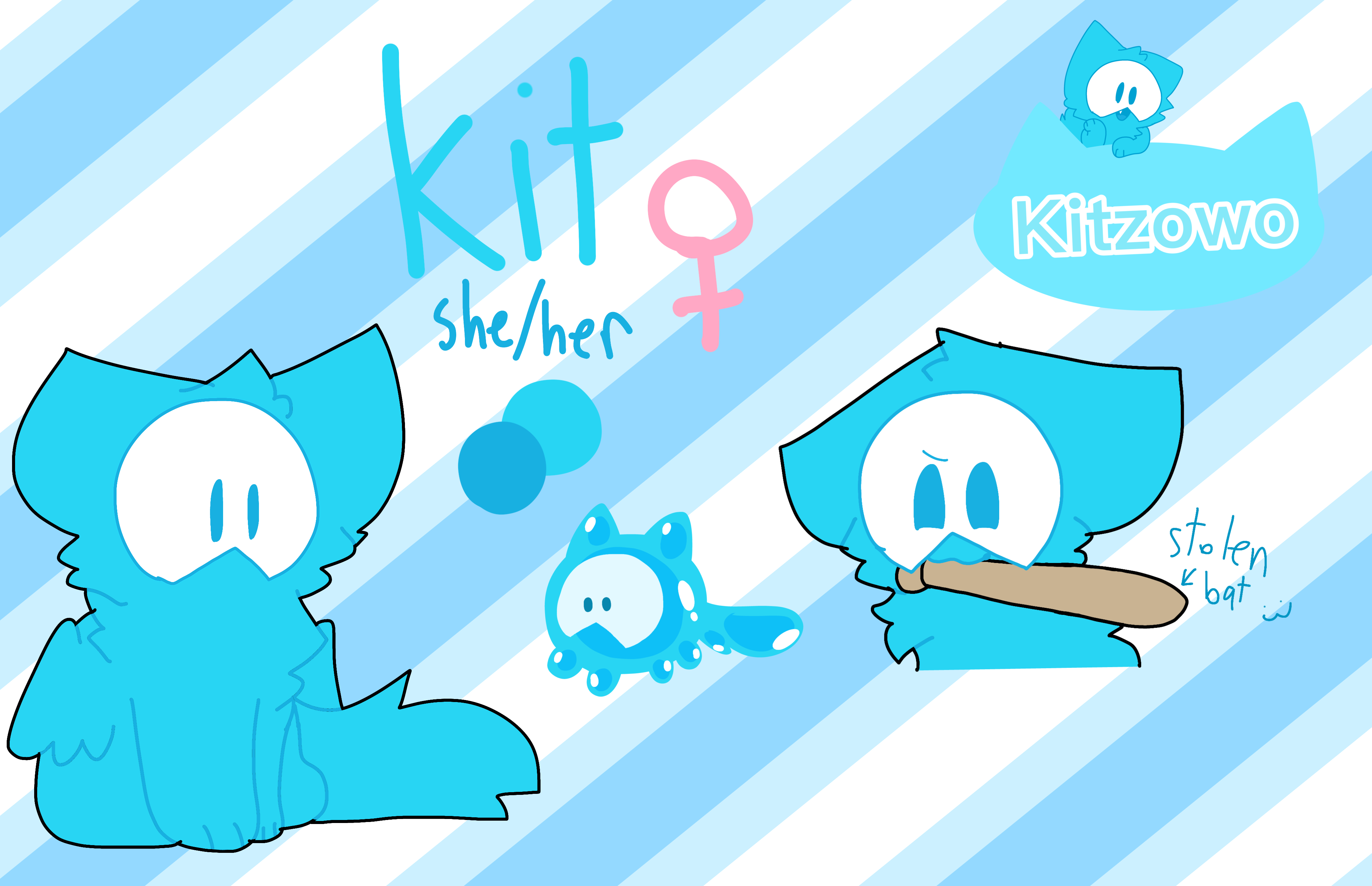 Kit the slime pup ref (kaiju paradise oc) by kitzowo on DeviantArt