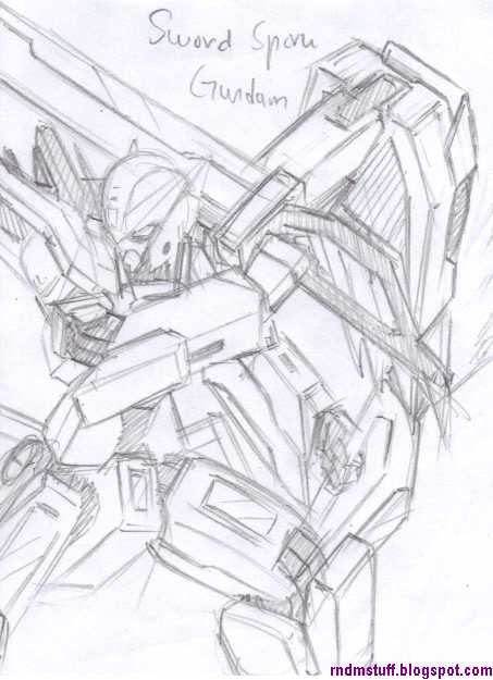 Sword Spark Gundam - Sketch