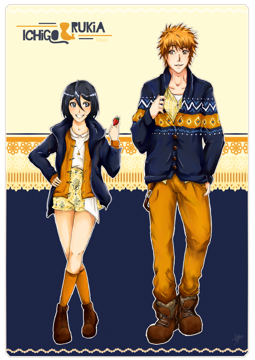 CT: Blue n' Orange outfits!