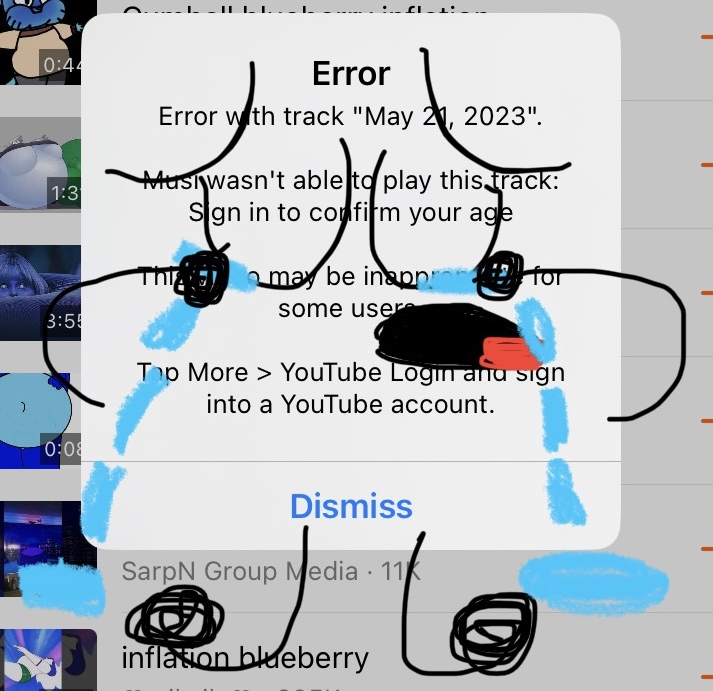 Error with track crying by kdeleon5 on DeviantArt