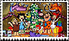 Flinstones Christmas Stamp