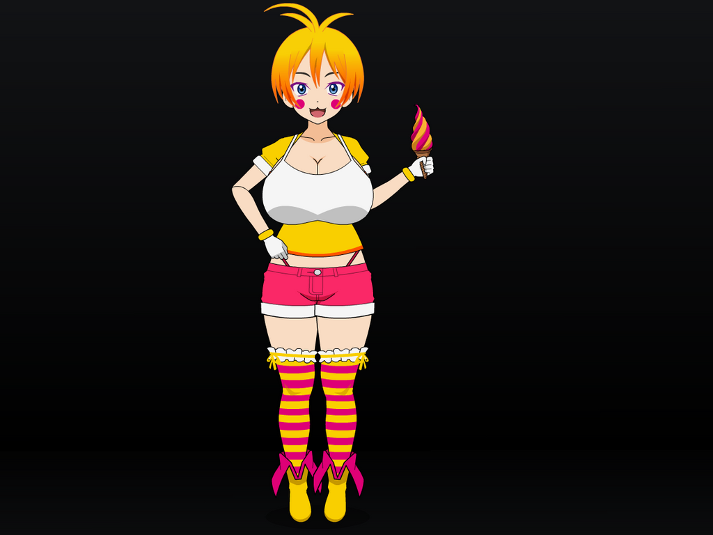 Five Nights At Kevins Toy Chica By TGCFKisekae On.