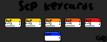 Key Card Containment Sprite SCP Containment Breach pixel keycards by Mudkip91 on DeviantArt
