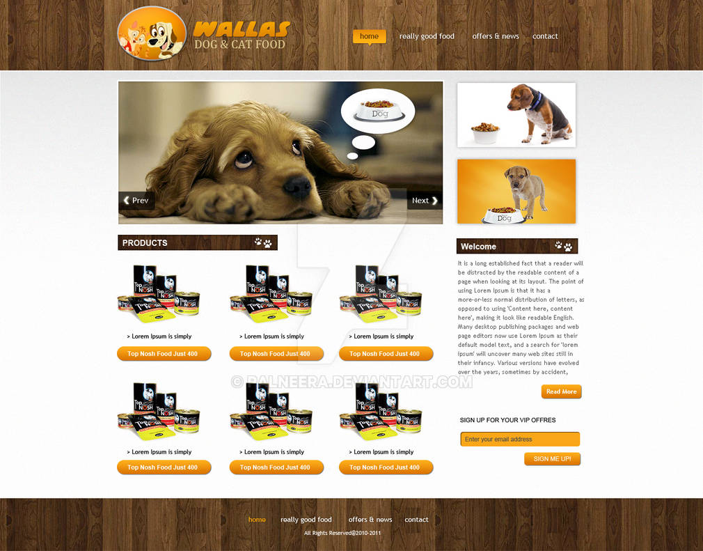 Wallas Dog Food E-shop V2