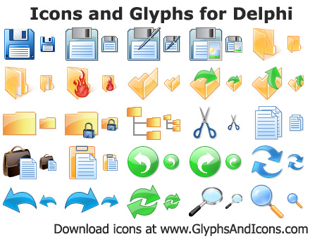 Icons and Glyphs for Delphi