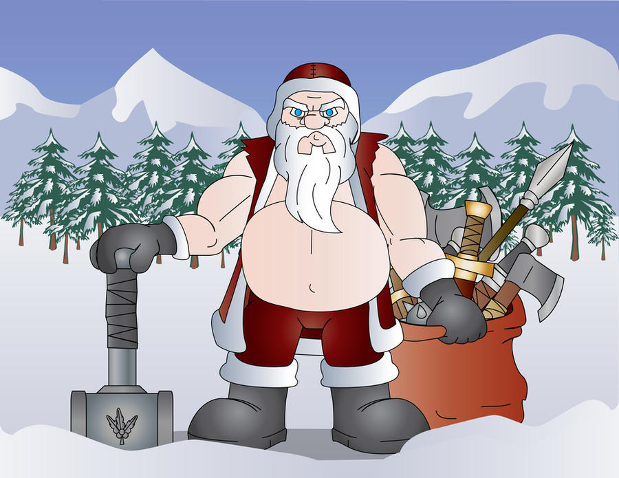 Santa Battle Ropes Battle Santa by Gpapanto on DeviantArt