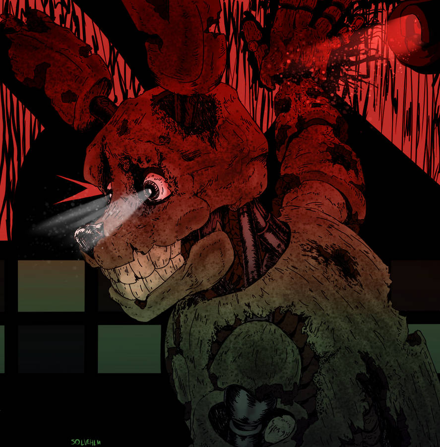 Demon Springtrap Springtrap by solvehlm on DeviantArt