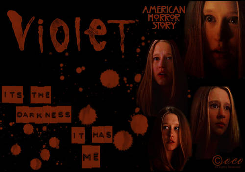 Wallpaper American Horror Story Violet