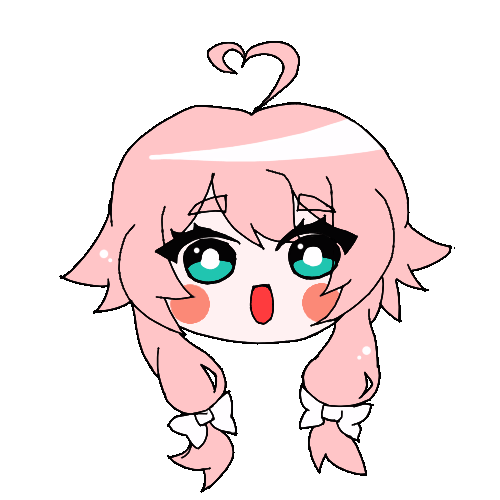 Cute pink haired girl anime gif pout by Faybeto on DeviantArt