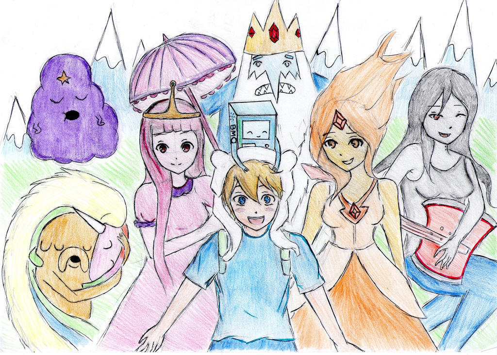 Adventure Time Gang by birdy2000 on DeviantArt