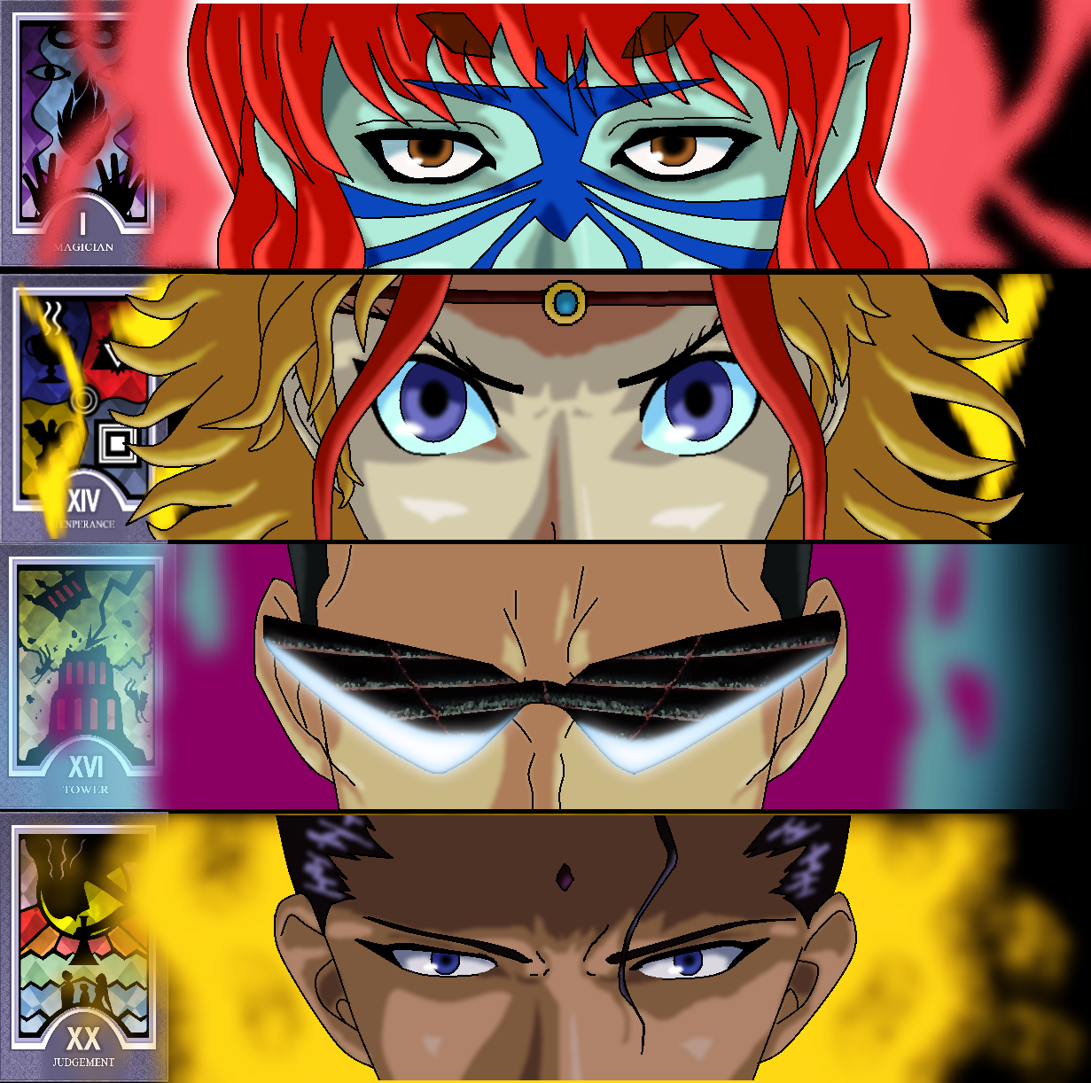 Yu Yu Hakusho eyebars bad guys