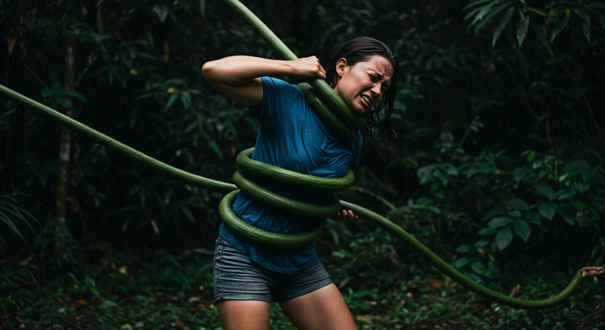 Woman Battling Constricting Vine 3 By MannyPapercuts On DeviantArt woman-battling-constricting-vine-3-by-mannypapercuts-on-deviantart