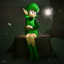 Saria and her Fairy in the Sacred Forest Meadow