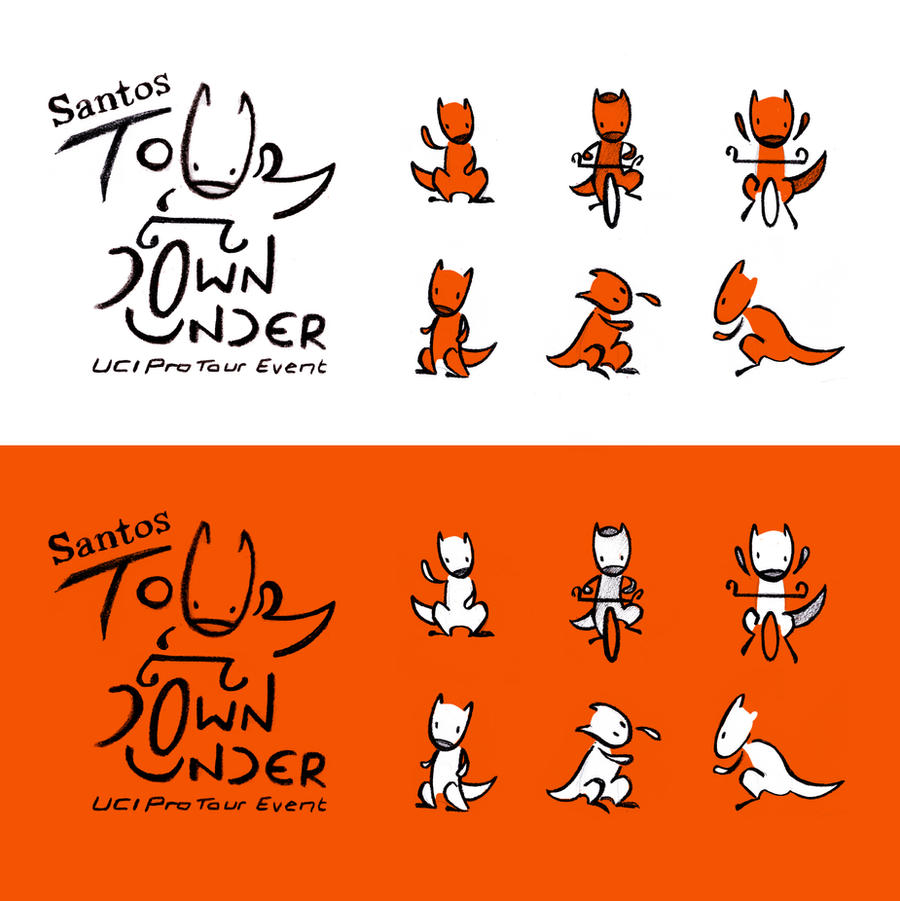 Tour Down Under Logo + Mascot