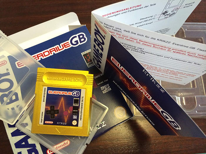 Box, Label and Booklet for Everdrive GB