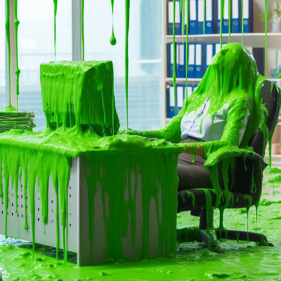 blanket of gunge at the office by chryslerfire on DeviantArt