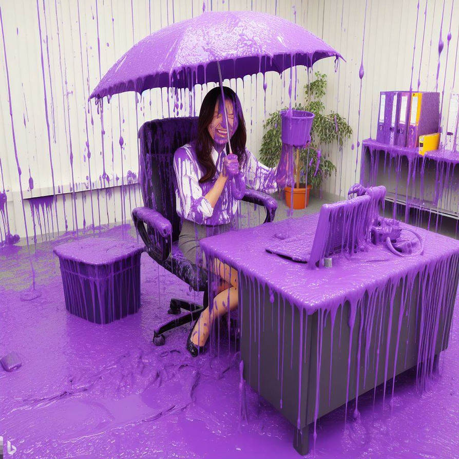 purple office slime umbrella by chryslerfire on DeviantArt
