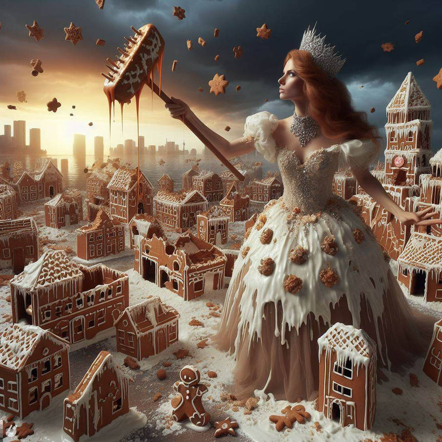 Gingerbread Fire gingerbread city apocalypse by chryslerfire on DeviantArt