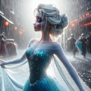 wetlook snow queen