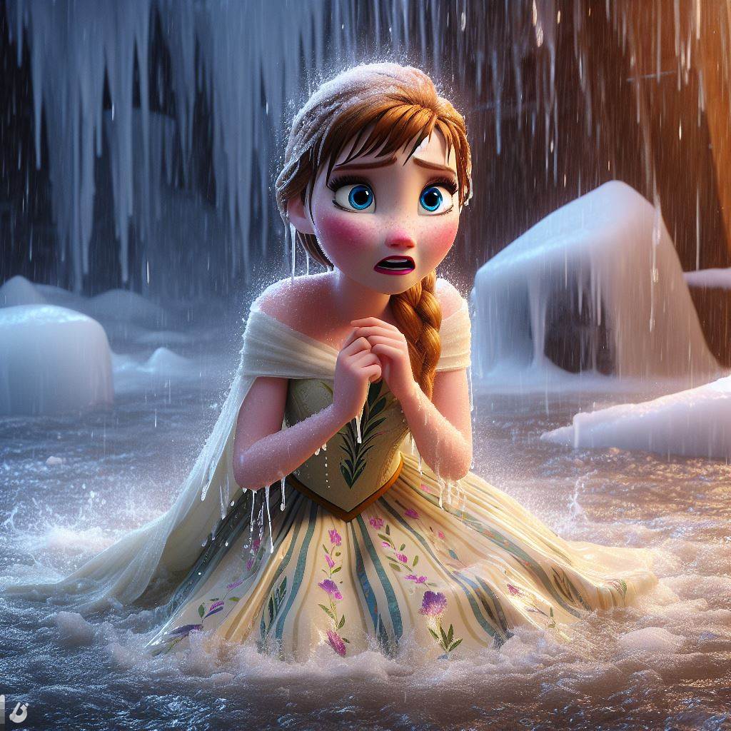 Anna Cold anna wet and cold by chryslerfire on DeviantArt