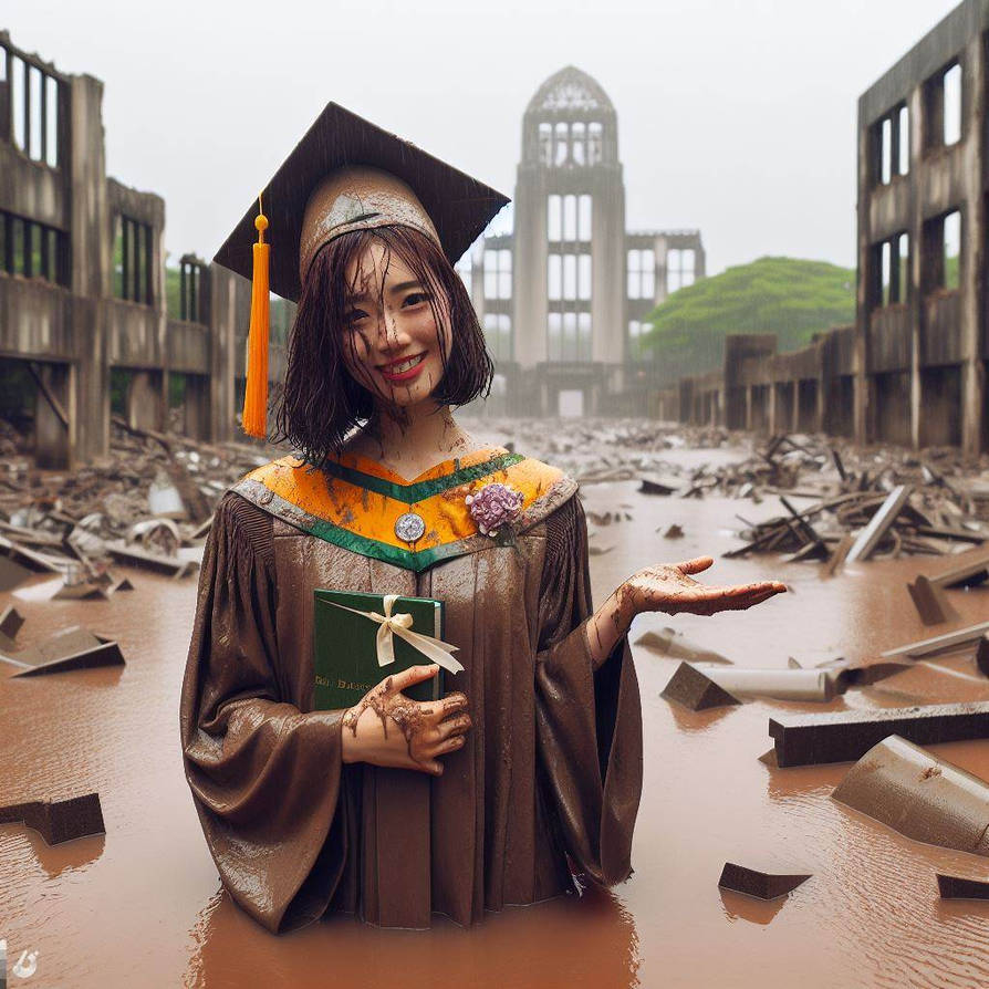 graduation girl muddy and ruined by chryslerfire on DeviantArt