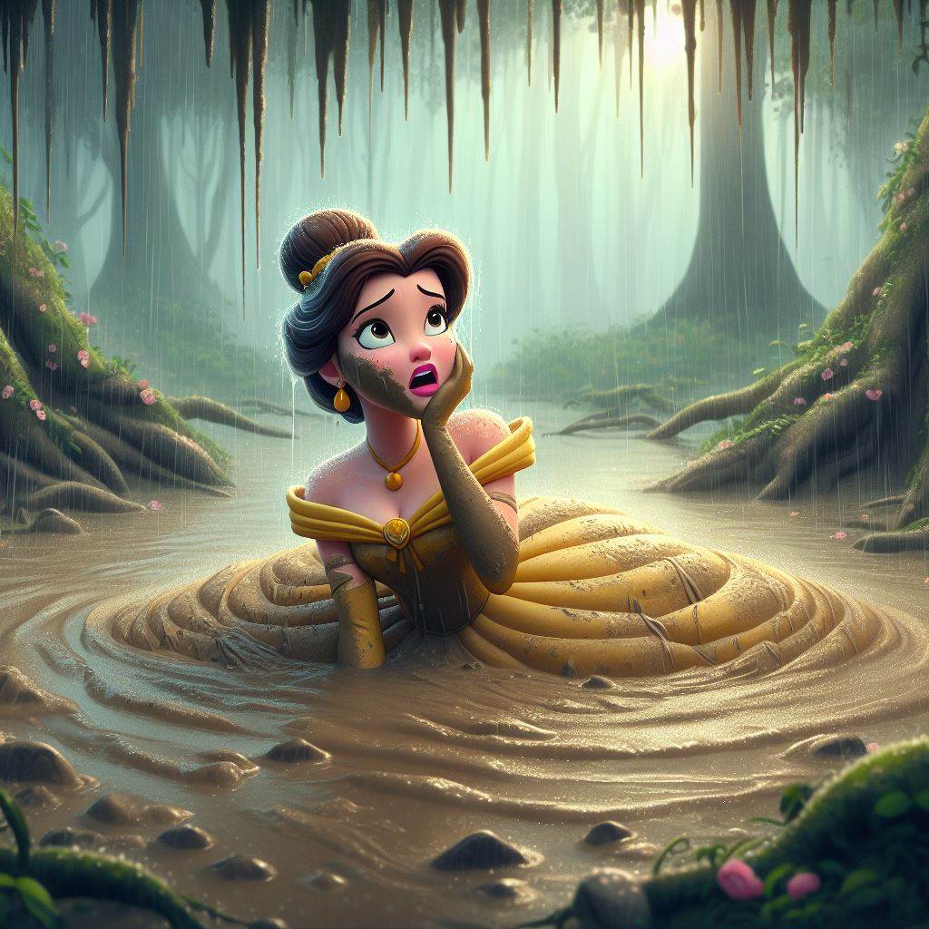 princess belle stuck and afraid by chryslerfire on DeviantArt
