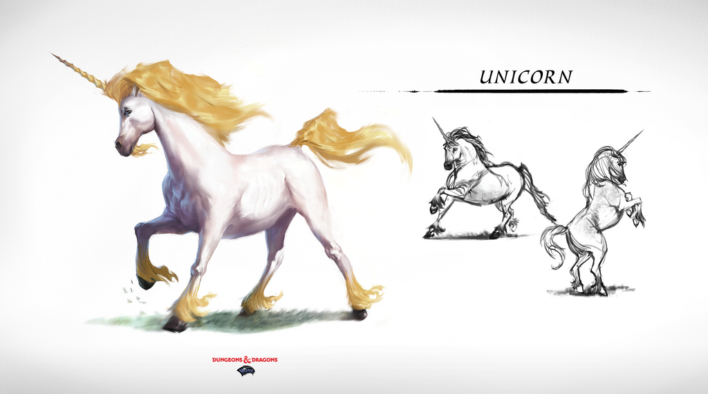 DnD - Monster Manual - Unicorn