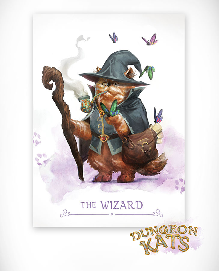 Dungeon Kats - The Wizard KS exclusive