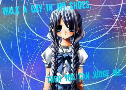 Anime girl quote