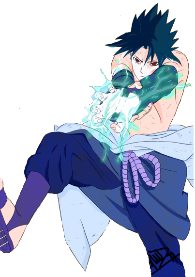 Sasuke with Chidori by SharinganSasuke02 on DeviantArt