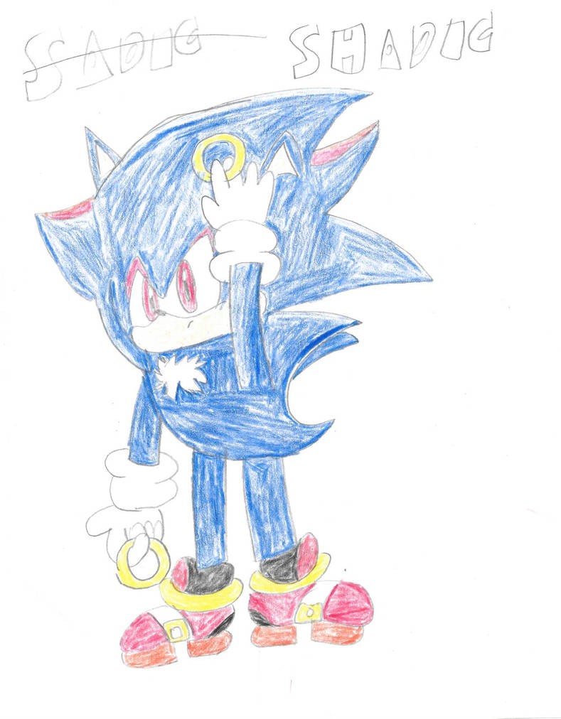 My drawing of shadic by kameronsonicRBLX on DeviantArt
