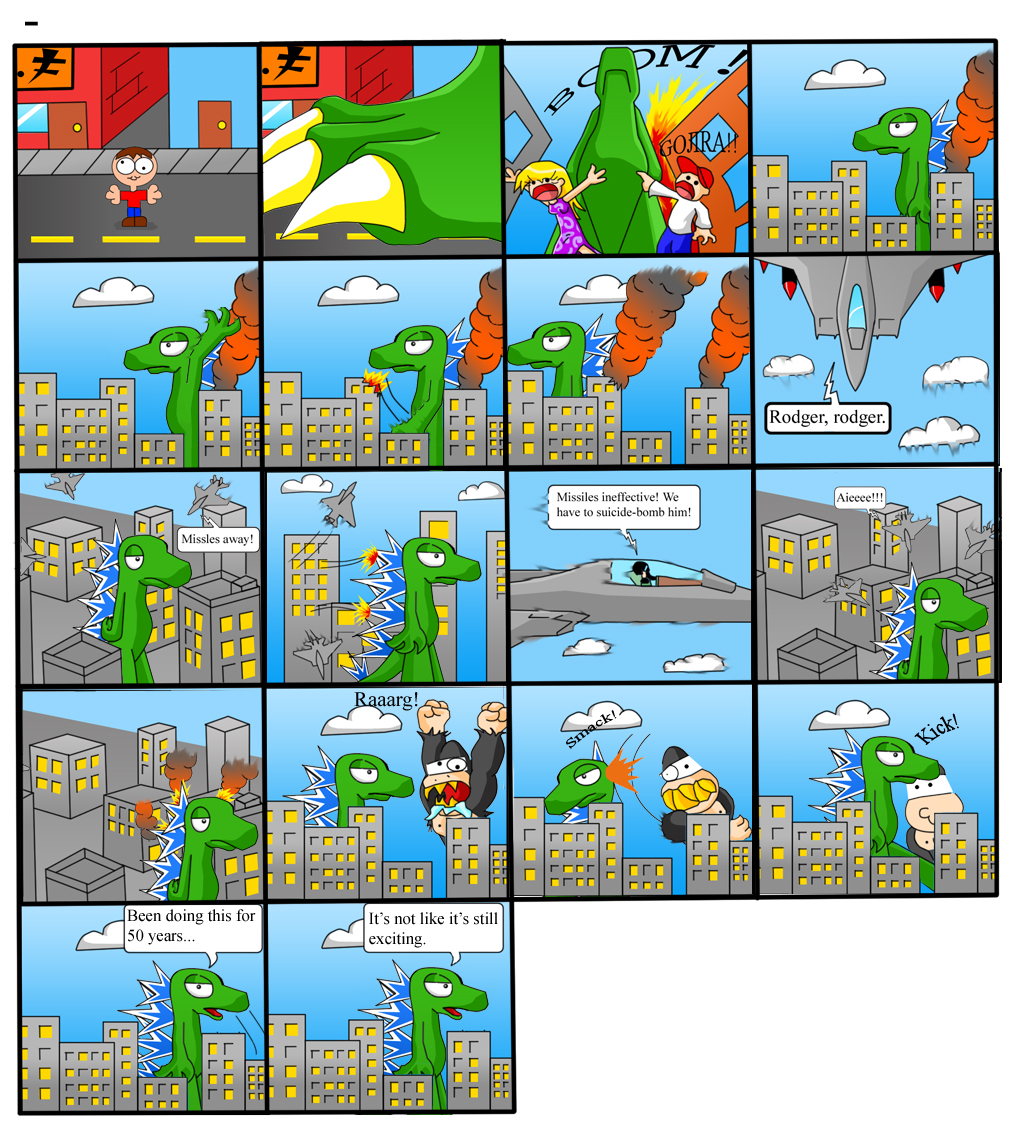 Untitled Godzilla Comic 1