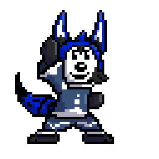 Sample Sprite Blue Blue Sprite by UltraDPG on DeviantArt