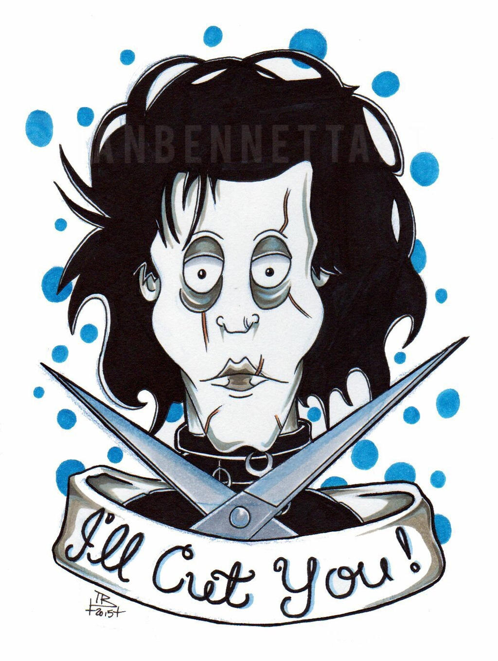 Edward Scissorhands Tattoo Flash by on DeviantArt