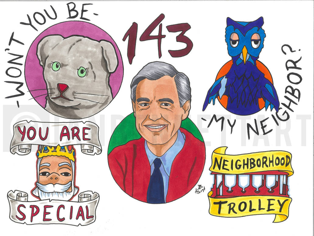 Mister Rogers Tattoo Flash by on DeviantArt