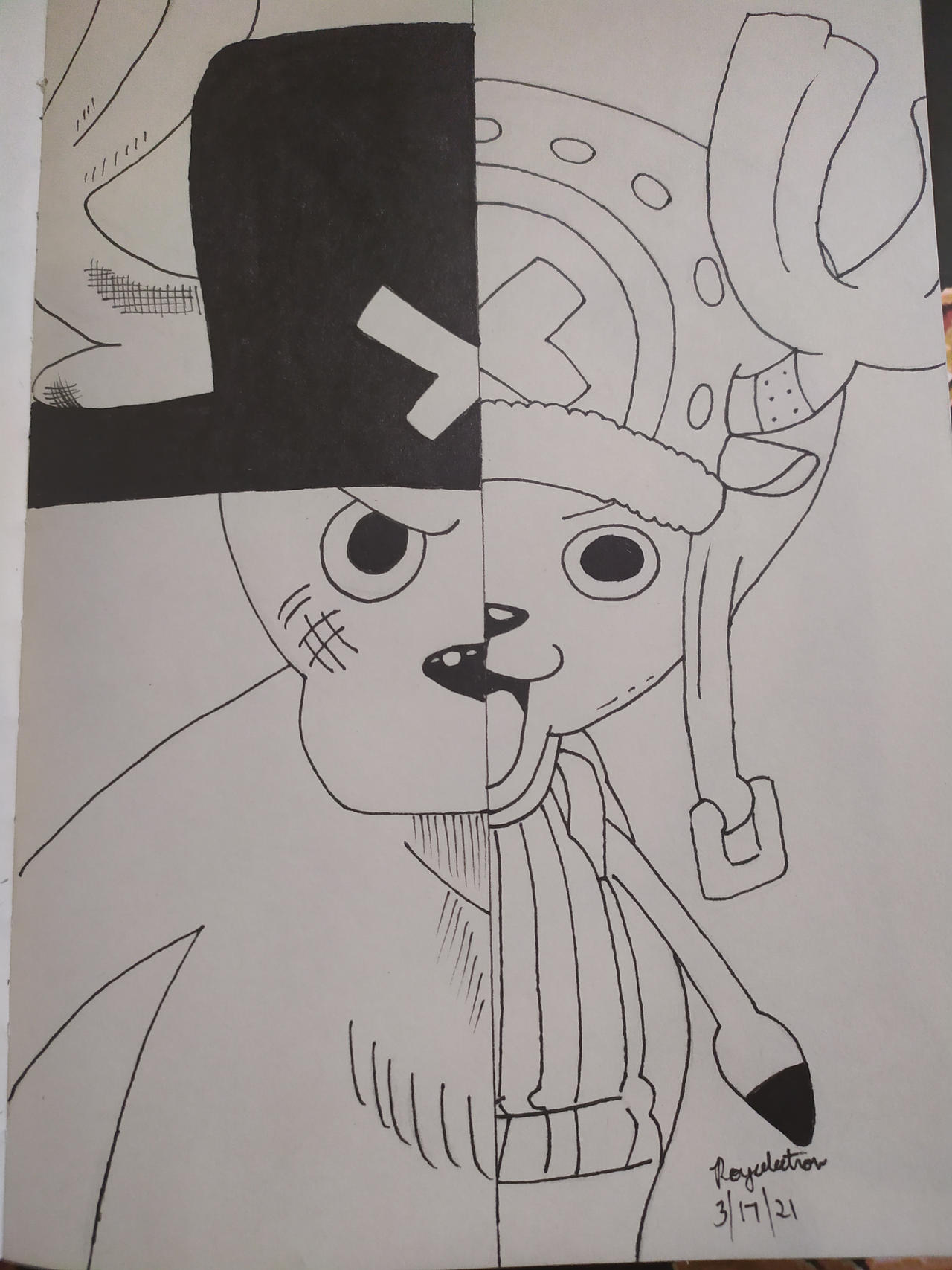 Chopper Pre/Post Time-skip FanArt by Roycelectron on DeviantArt