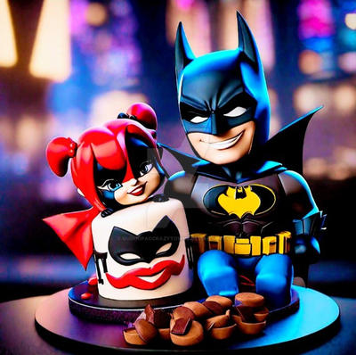 Lego HQ and Batsy Cake By Luna Quinn by QuinnipacCraZyTown8 on DeviantArt
