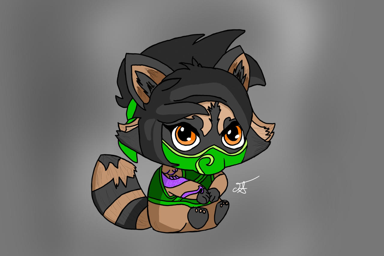 Scp Raccoon Raccoon Akali by St0rm0554 on DeviantArt